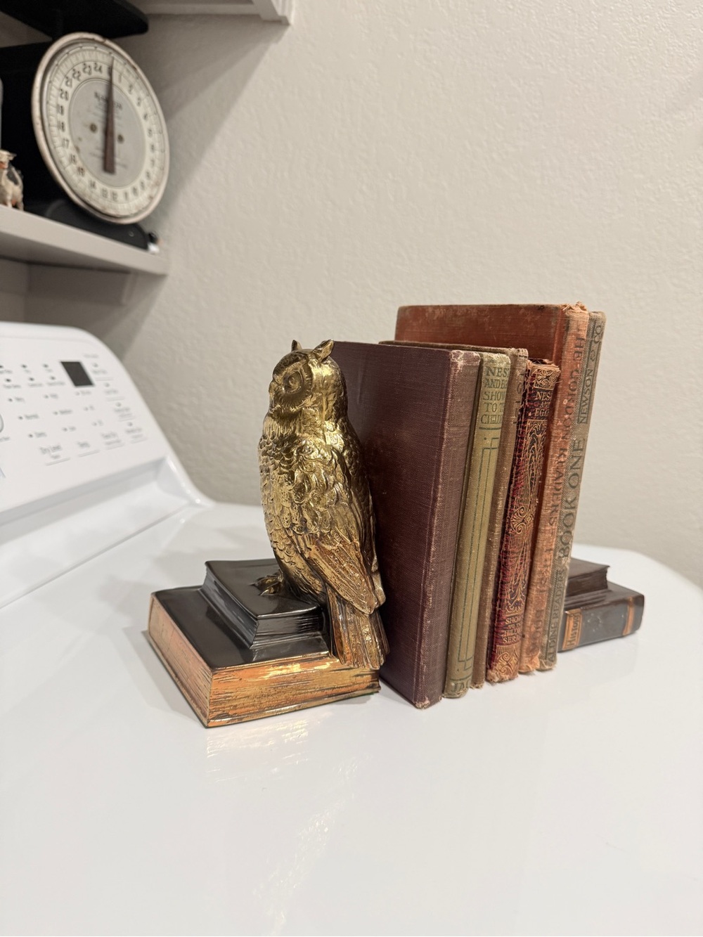 Mid century modern Brass Owl Bookend Pair - Picture 7 of 16